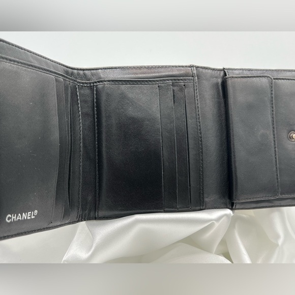 CHANEL Travel Line Tri-Fold Nylon Leather Wallet AT COST! - Picture 5 of 13